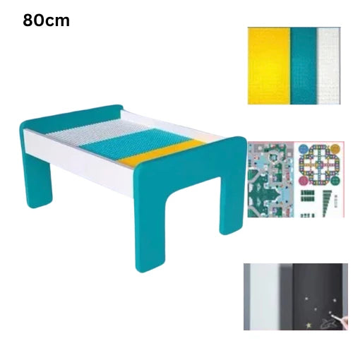 Childrens Wooden multi function Building Block Table