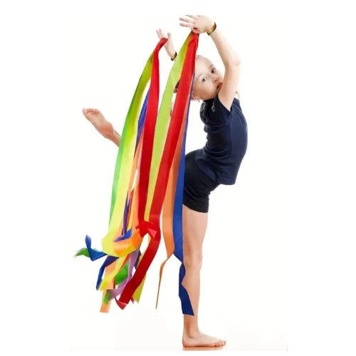 Rhythmic Twirling Dance Ribbons