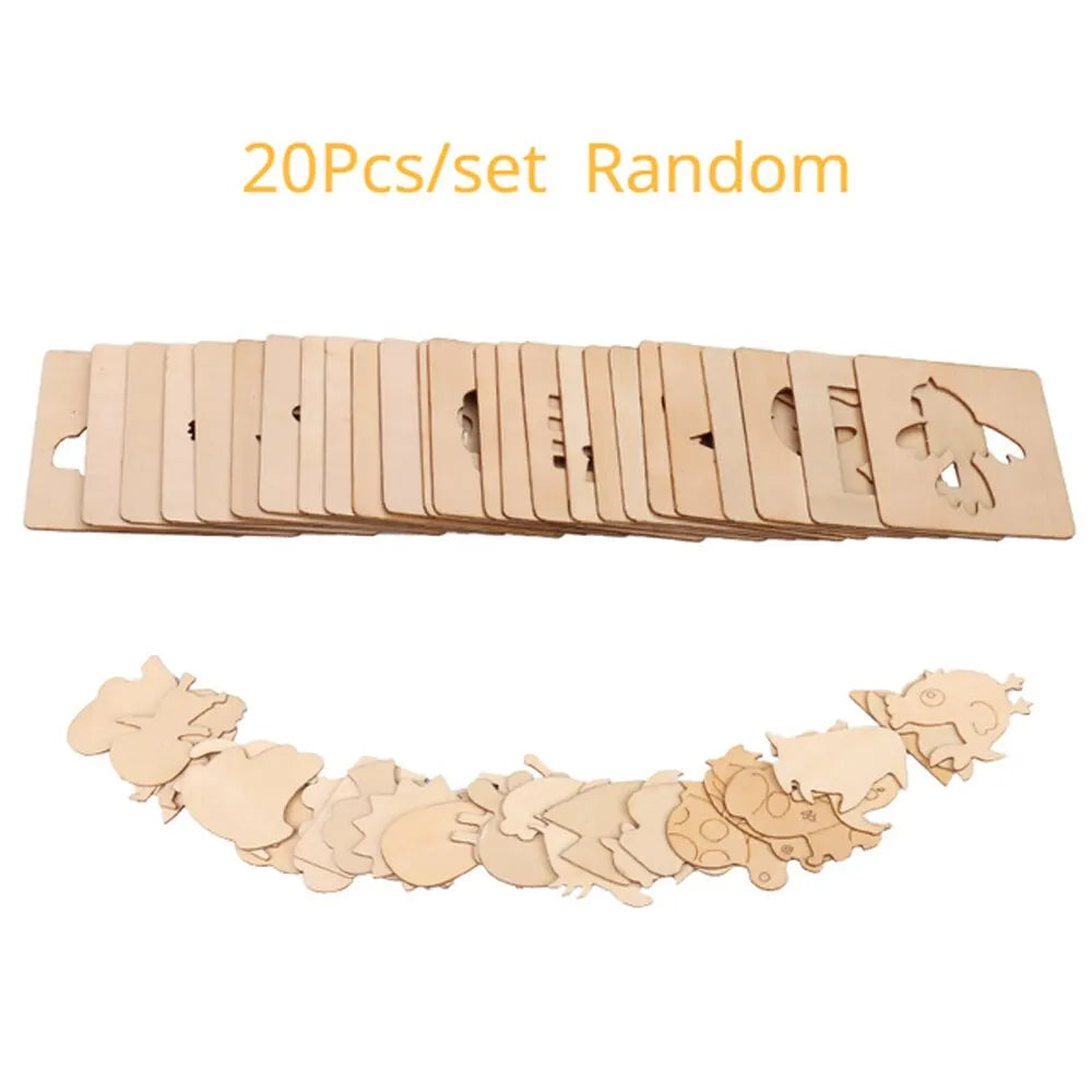 20 pcs Montessori Template Stencils