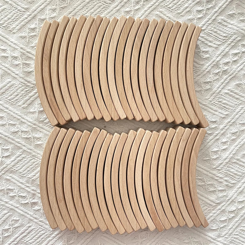 Wood Mandala Loose Parts Montessori Educational Wooden Toys