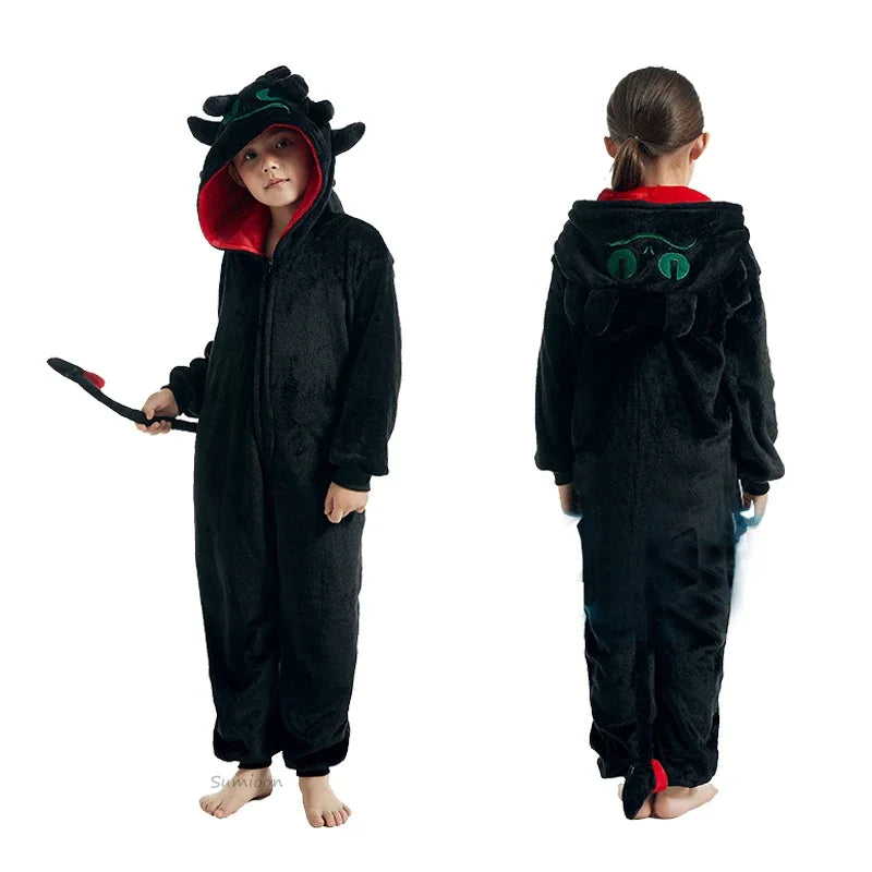 Animal Onesies - Unicorn Wolf Dragon Cow