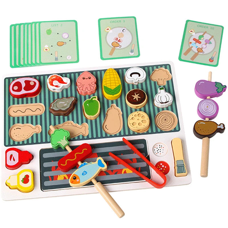 Barbecue Montessori Educational Pretend Play