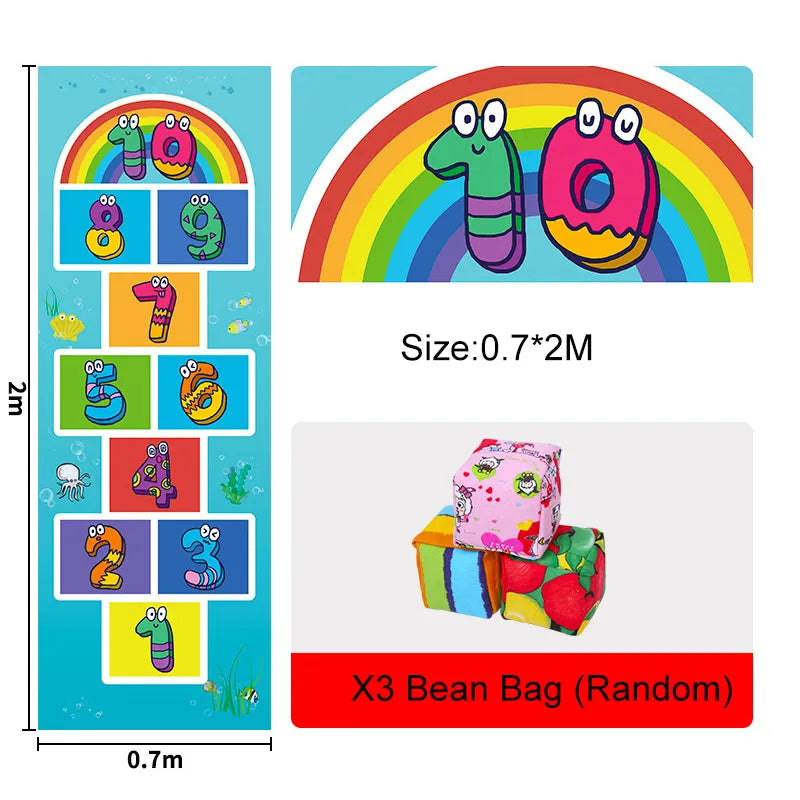 Hopscotch Hand And Feet Mat Games