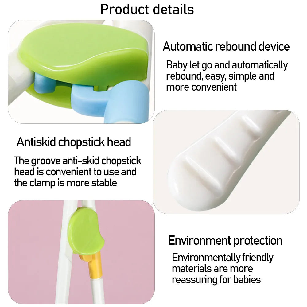 1 Pair Chopsticks For Baby Fun Learning