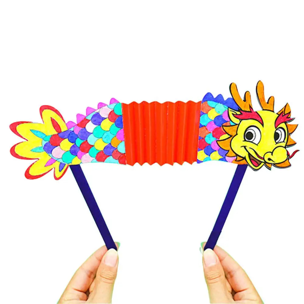 DIY Paper Dragon Craft Chinese New Year