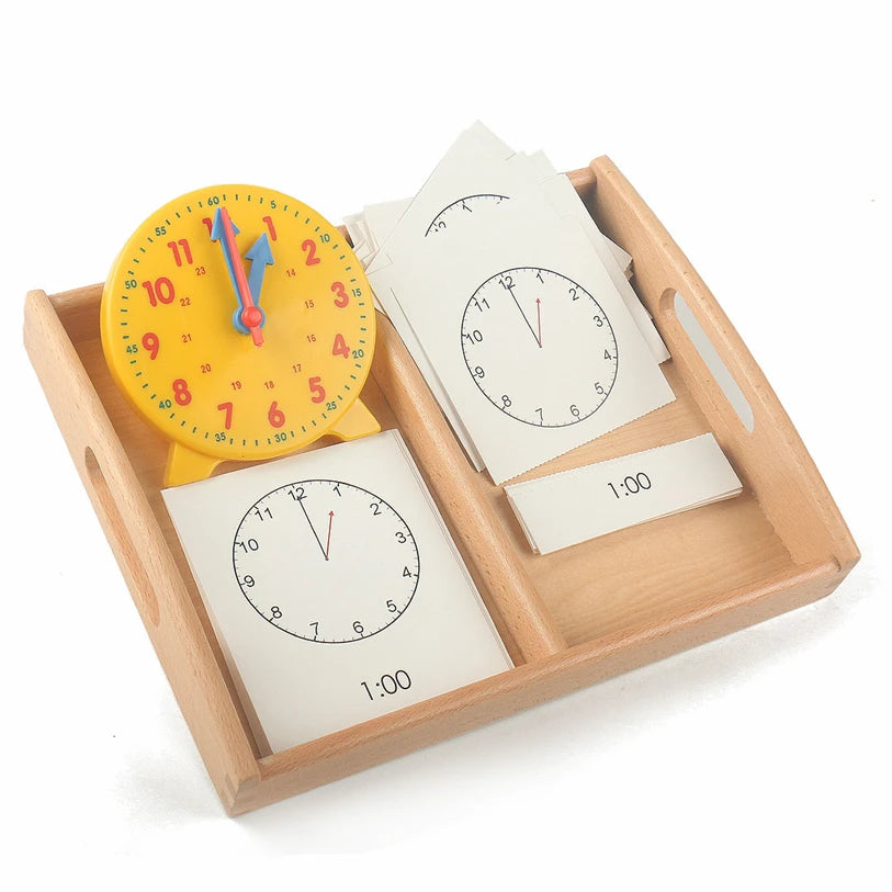 Montessori Wooden Tray, Furniture Educational Material