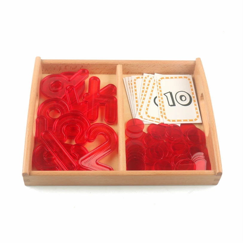 Montessori Wooden Tray, Furniture Educational Material