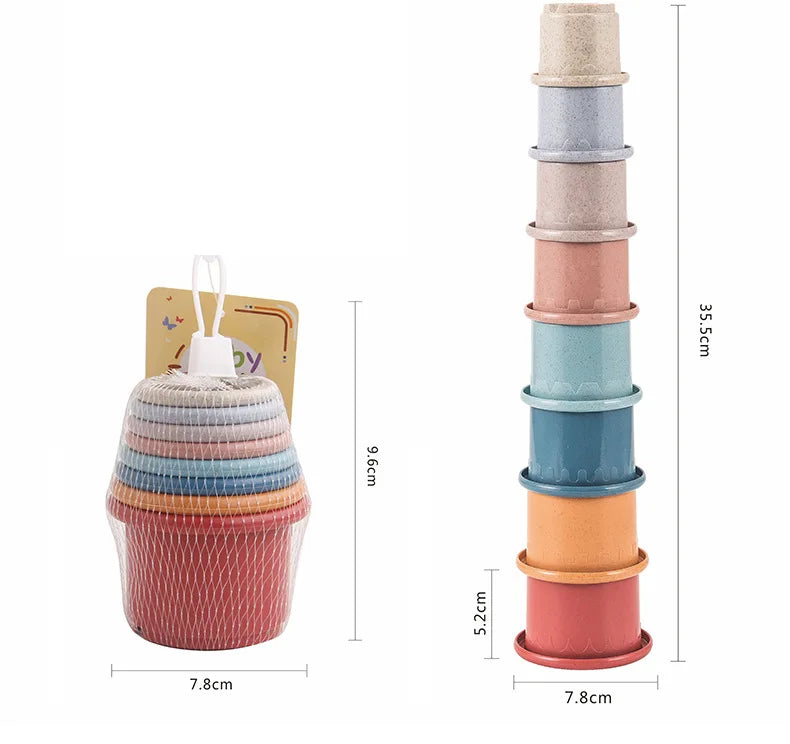 Montessori Baby Stacking Cup Toys