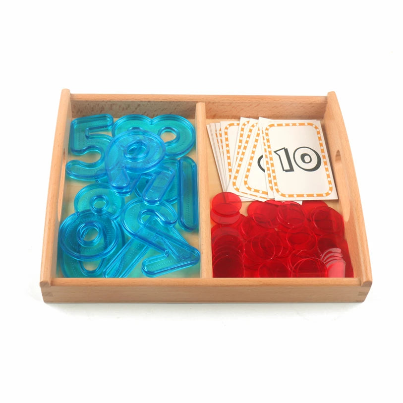 Montessori Wooden Tray, Furniture Educational Material