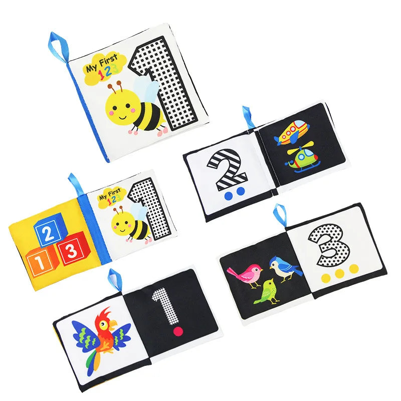 Baby Cloth Books For Babies Development with Montessori Sensory