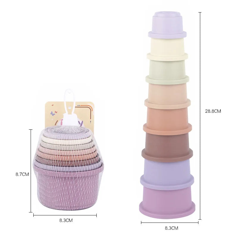 Montessori Baby Stacking Cup Toys