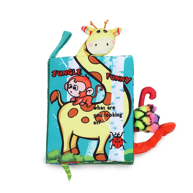 Baby Cloth Books For Babies Development with Montessori Sensory