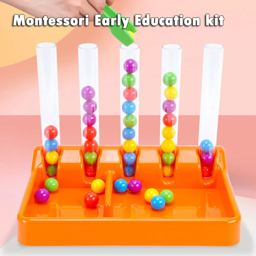 Montessori Rainbow Balls Sorting Educational Toys