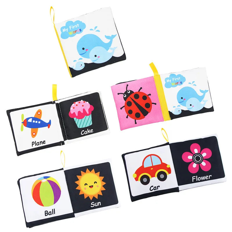 Baby Cloth Books For Babies Development with Montessori Sensory