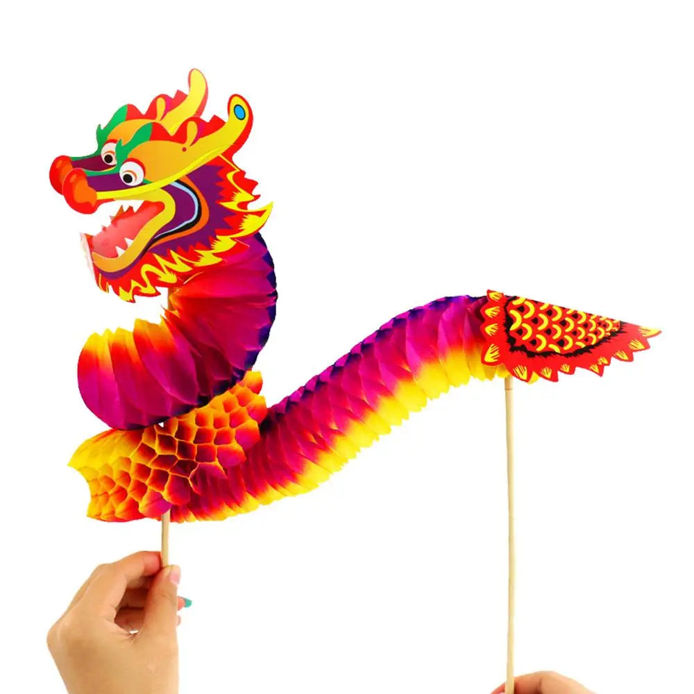 DIY Paper Dragon Craft Chinese New Year