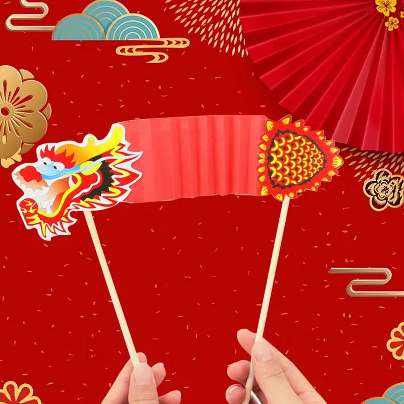 DIY Paper Dragon Craft Chinese New Year