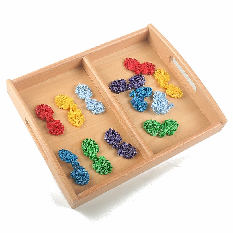 Montessori Wooden Tray, Furniture Educational Material