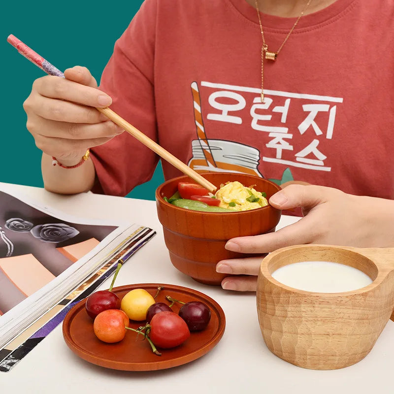 10 Pairs of Wooden Chopsticks