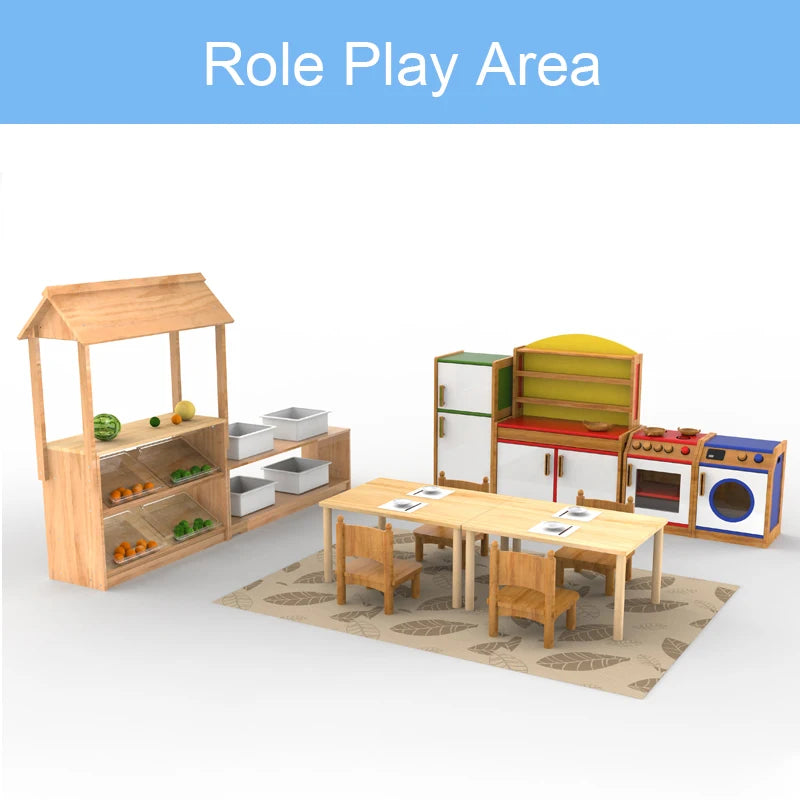Montessori Wooden Children Furniture Sets