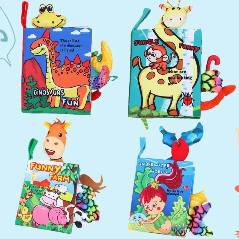 Baby Cloth Books For Babies Development with Montessori Sensory