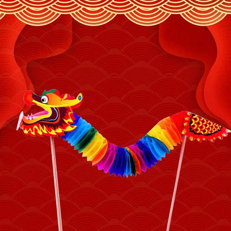 DIY Paper Dragon Craft Chinese New Year