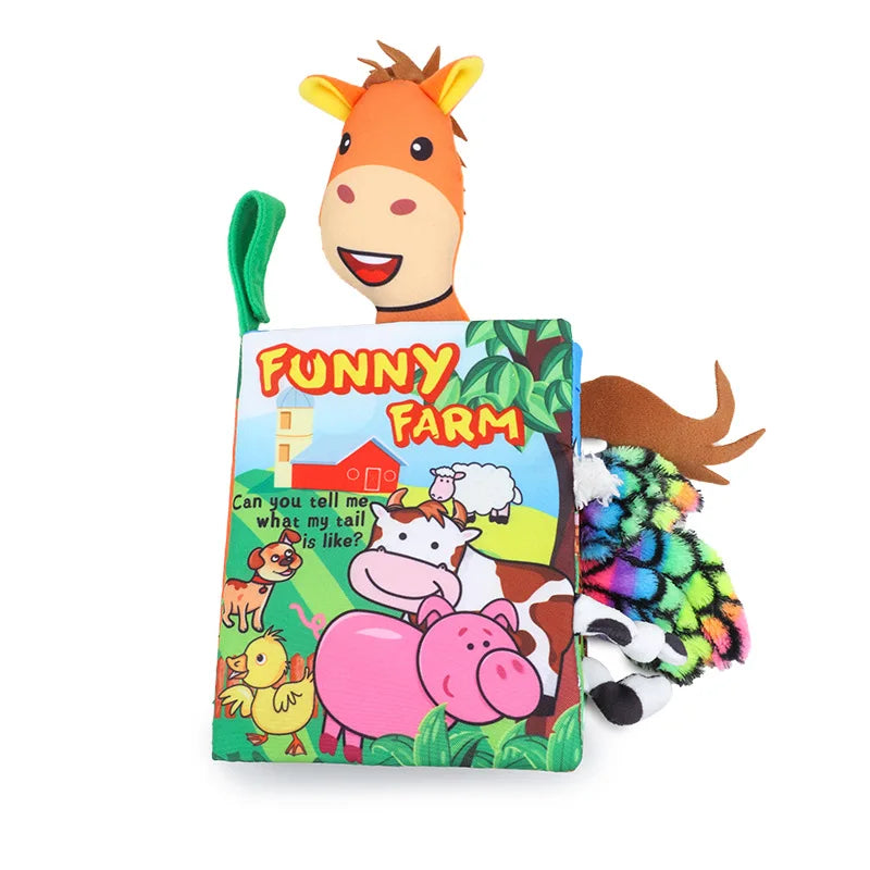 Baby Cloth Books For Babies Development with Montessori Sensory