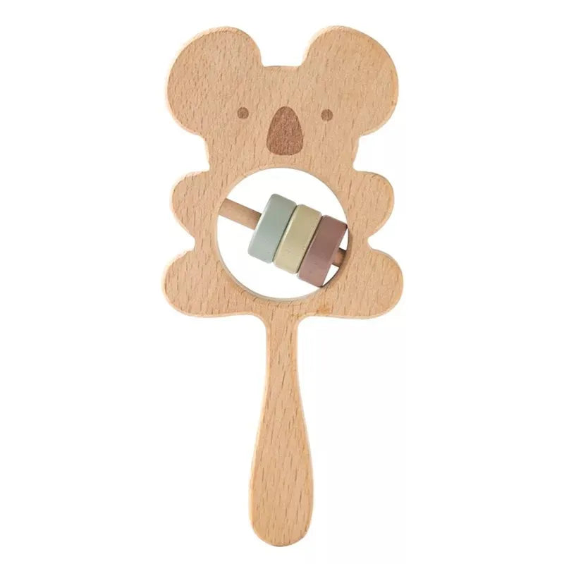 1pc Wooden Montessori Hand bell, Mobile Musical Rattle,