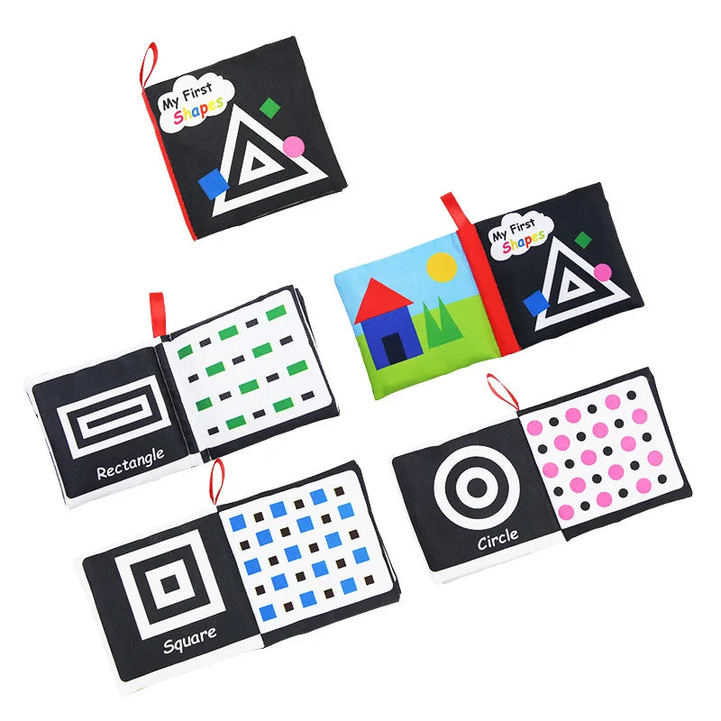 Baby Cloth Books For Babies Development with Montessori Sensory