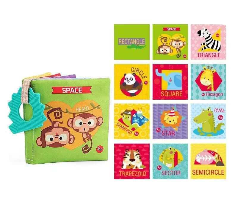 Baby Cloth Books For Babies Development with Montessori Sensory