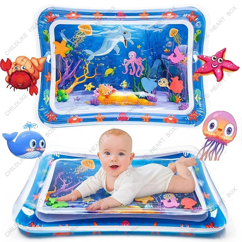 thumbnail image 2 of Play Mats Inflatable PVC Baby Playing Water Mat White Jellyfish Toddler Pad Kids Early Education Activity Toys Mat Cushion Kids Gift From Wangcai03, $35.95 2 of 12