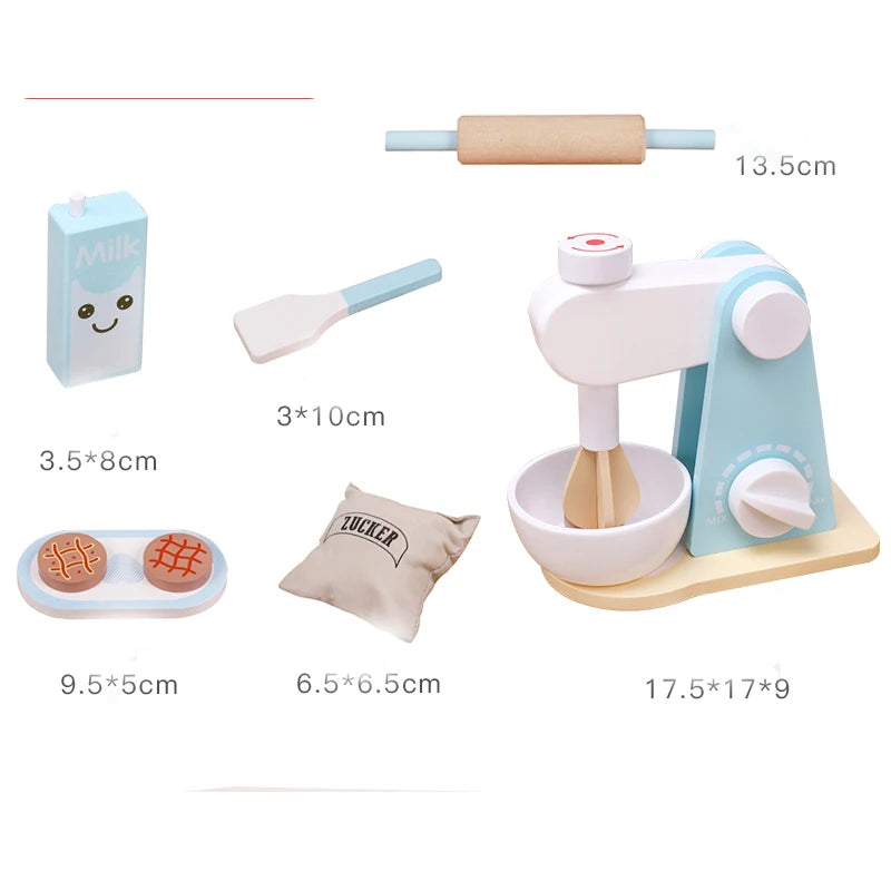 Wooden Kitchen Food Mixer