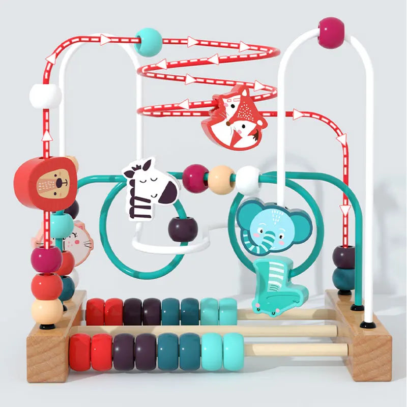 Montessori Baby Toys Wooden Maze