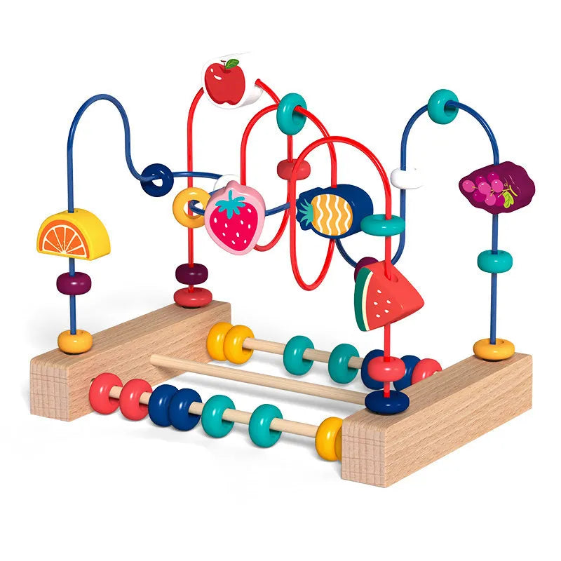 Montessori Baby Toys Wooden Maze