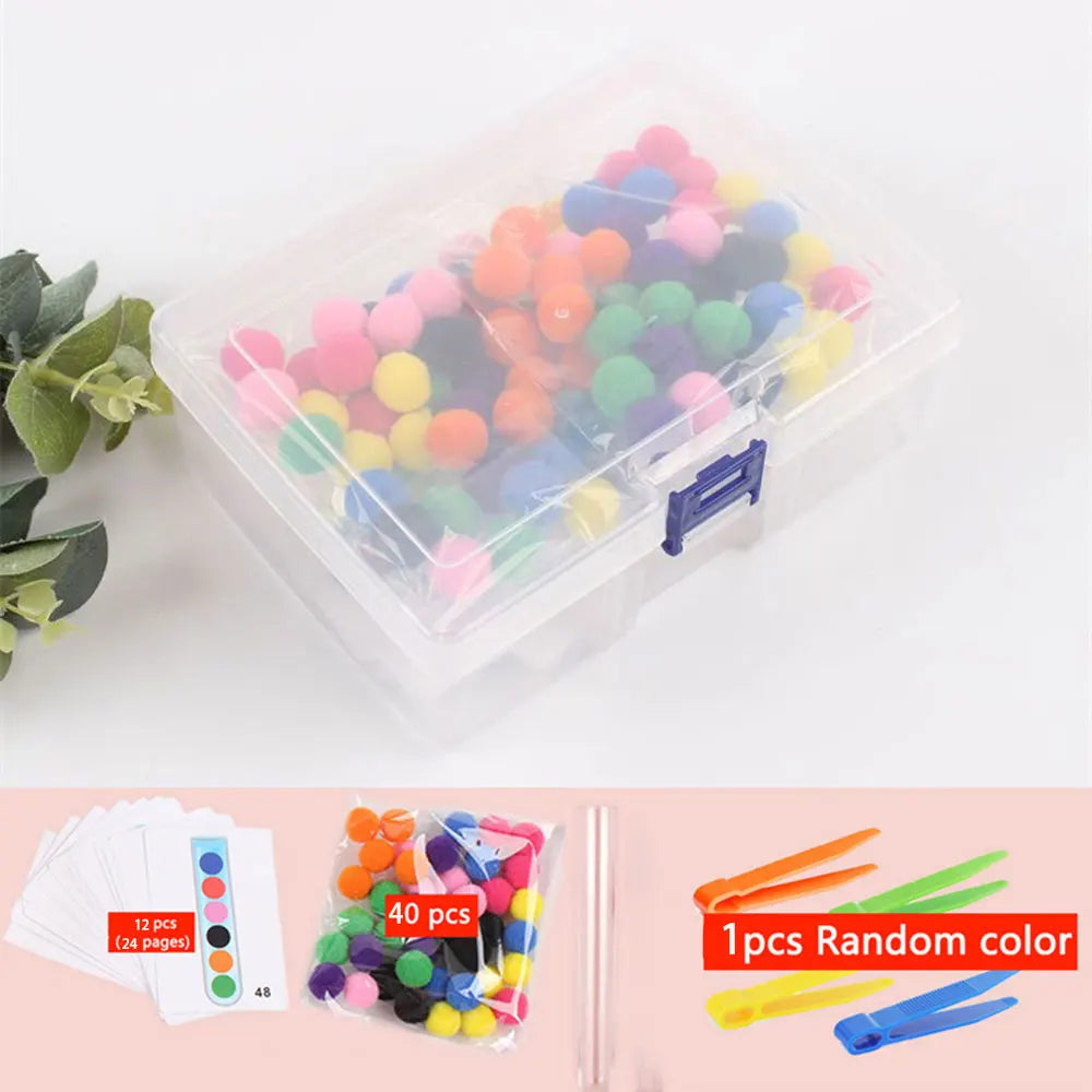 Montessori Rainbow Balls Sorting Educational Toys