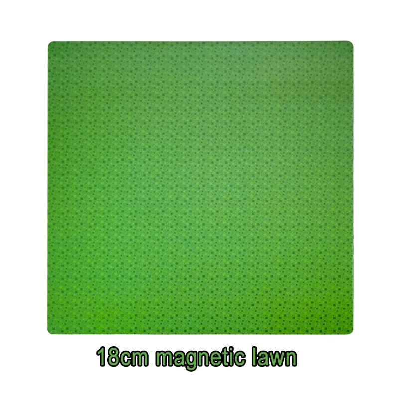 Soft Magnetic Bottom Lawn Building Block for Mine Building Craft Magnetic Blocks