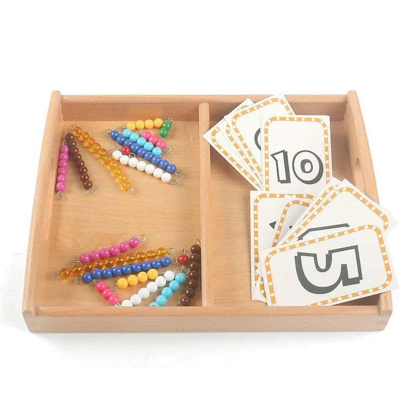 Montessori Wooden Tray, Furniture Educational Material