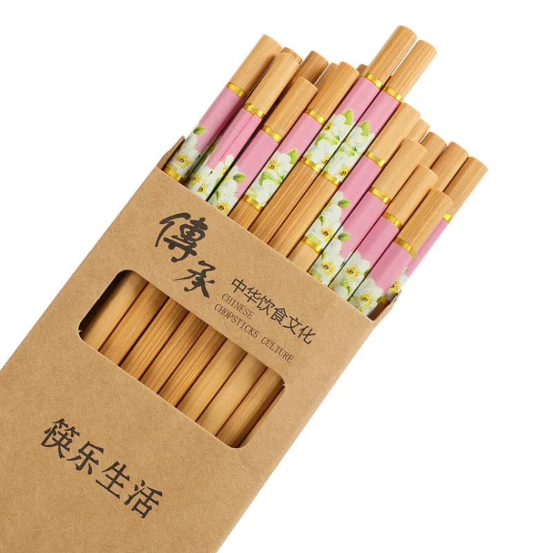 10 Pairs of Wooden Chopsticks