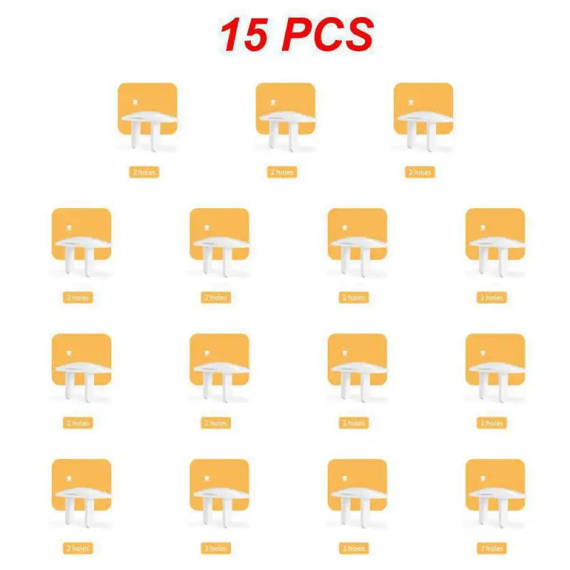 15PCS Safety Lock Cover Socket Dustproof Childrens Power Supply Socket Cover Plug Protective Plug Protector