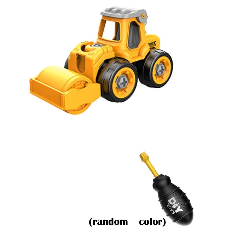Montessori Nut Disassembly Truck and Excavator Bulldozer