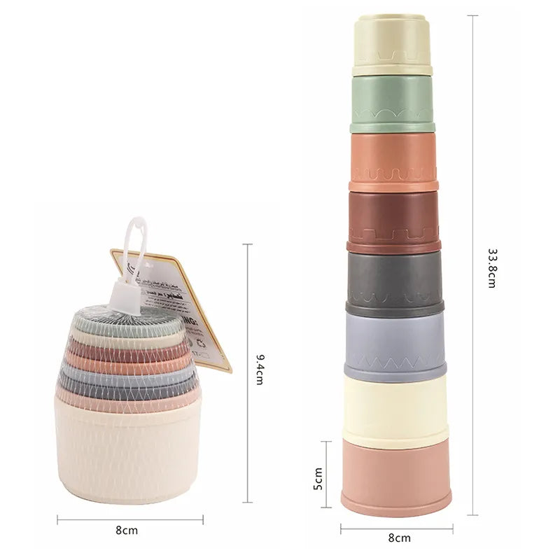 Montessori Baby Stacking Cup Toys