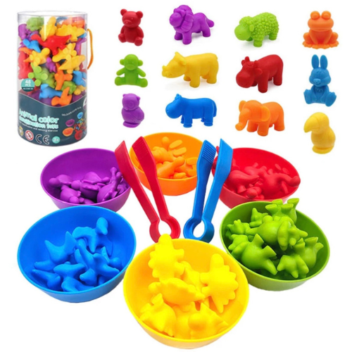 Montessori Colour Classification Sorting Cups