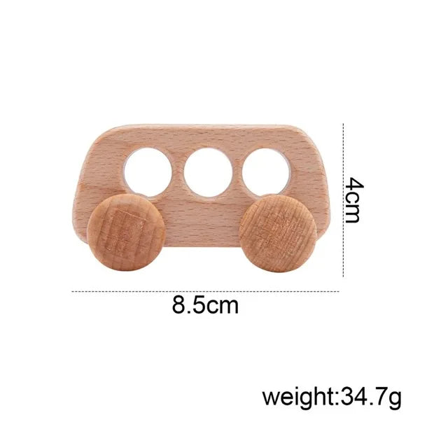 Wooden Montessori  Baby wooden Dragging Toys
