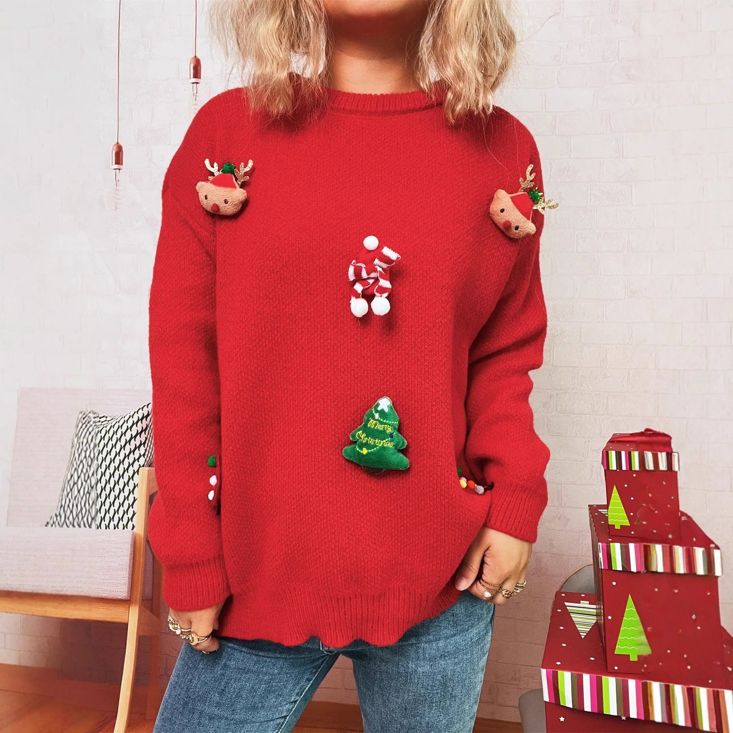 Christmas Popping Sweater