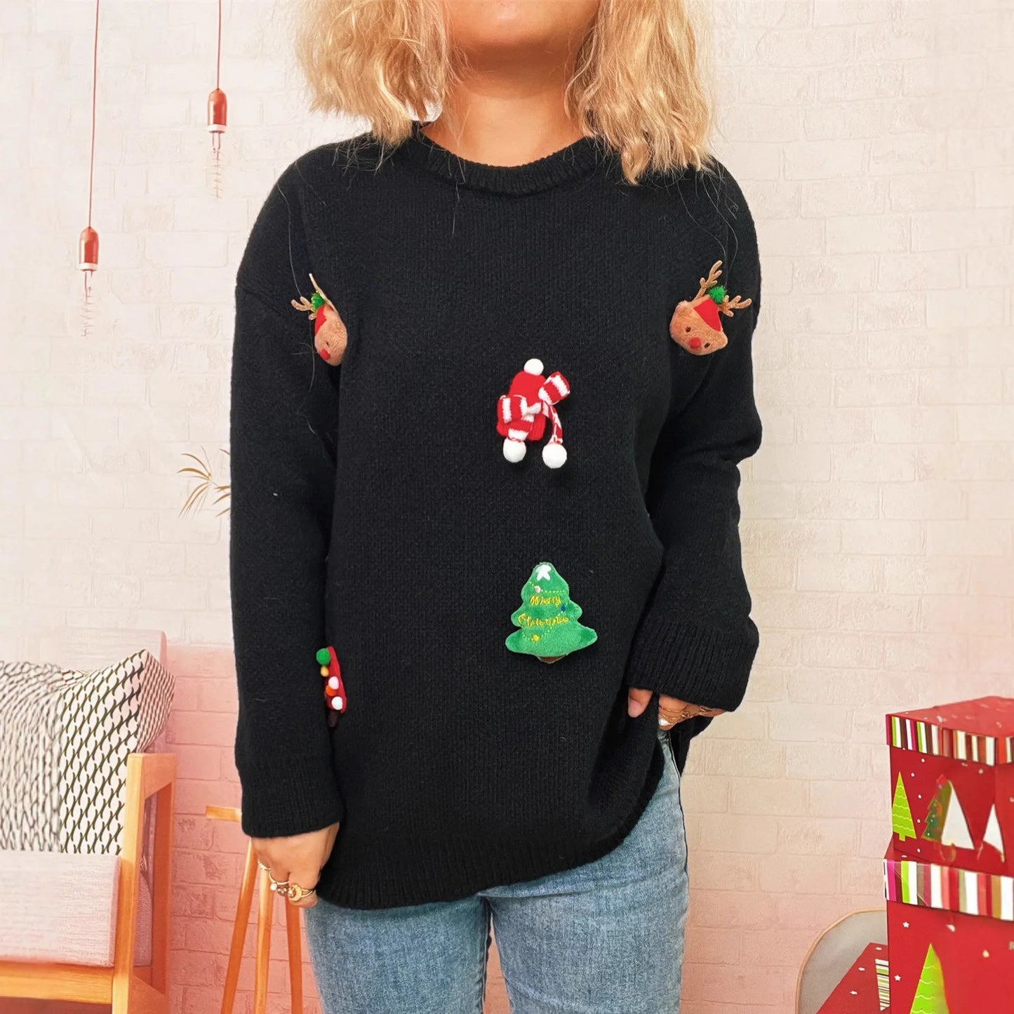 Christmas Popping Sweater