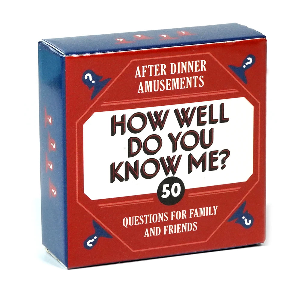 After Dinner Amusements Card Game