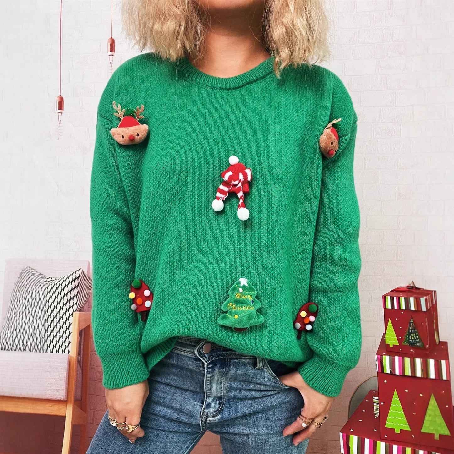 Christmas Popping Sweater