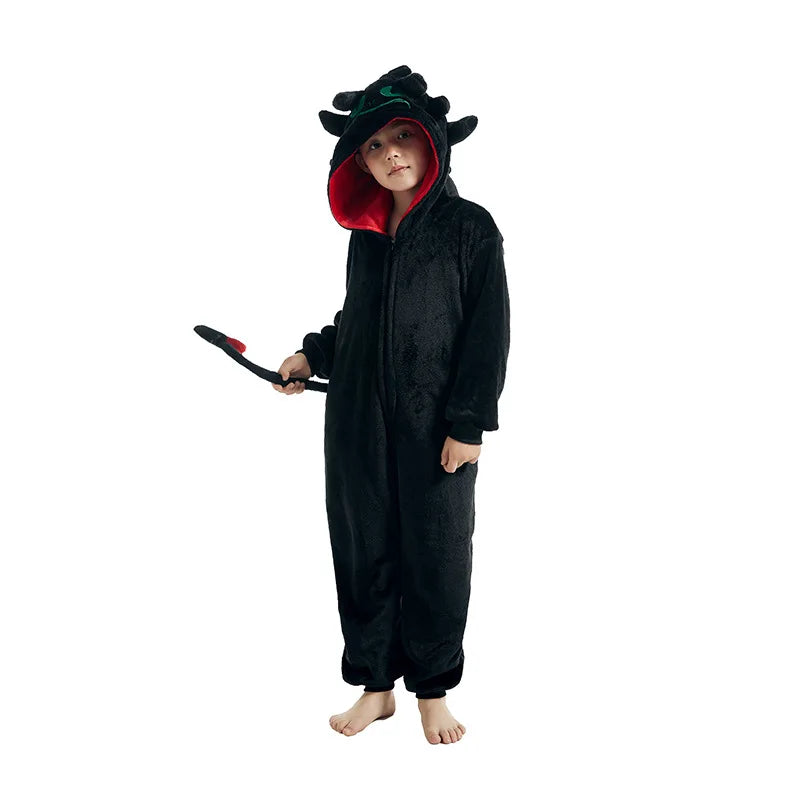 Animal  Onesies - Unicorn Wolf Dragon Cow