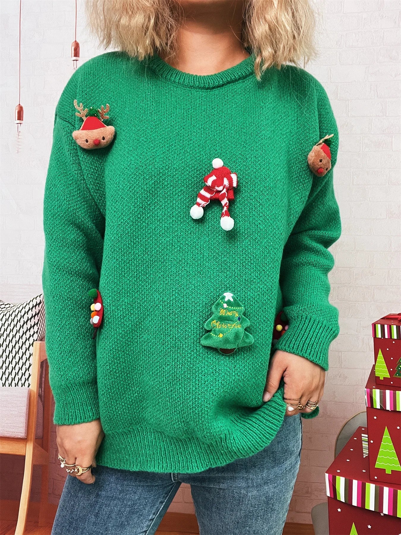 Christmas Popping Sweater
