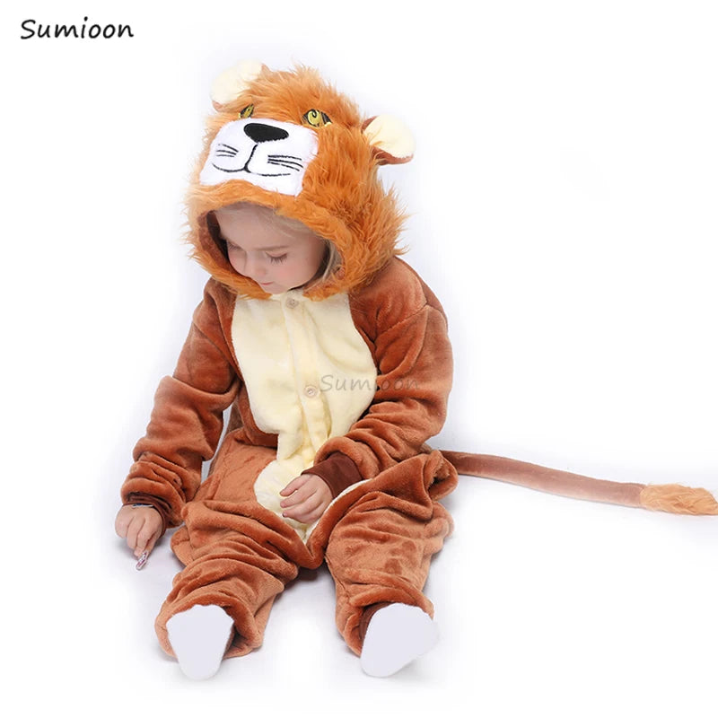 Animal  Onesies - Unicorn Wolf Dragon Cow