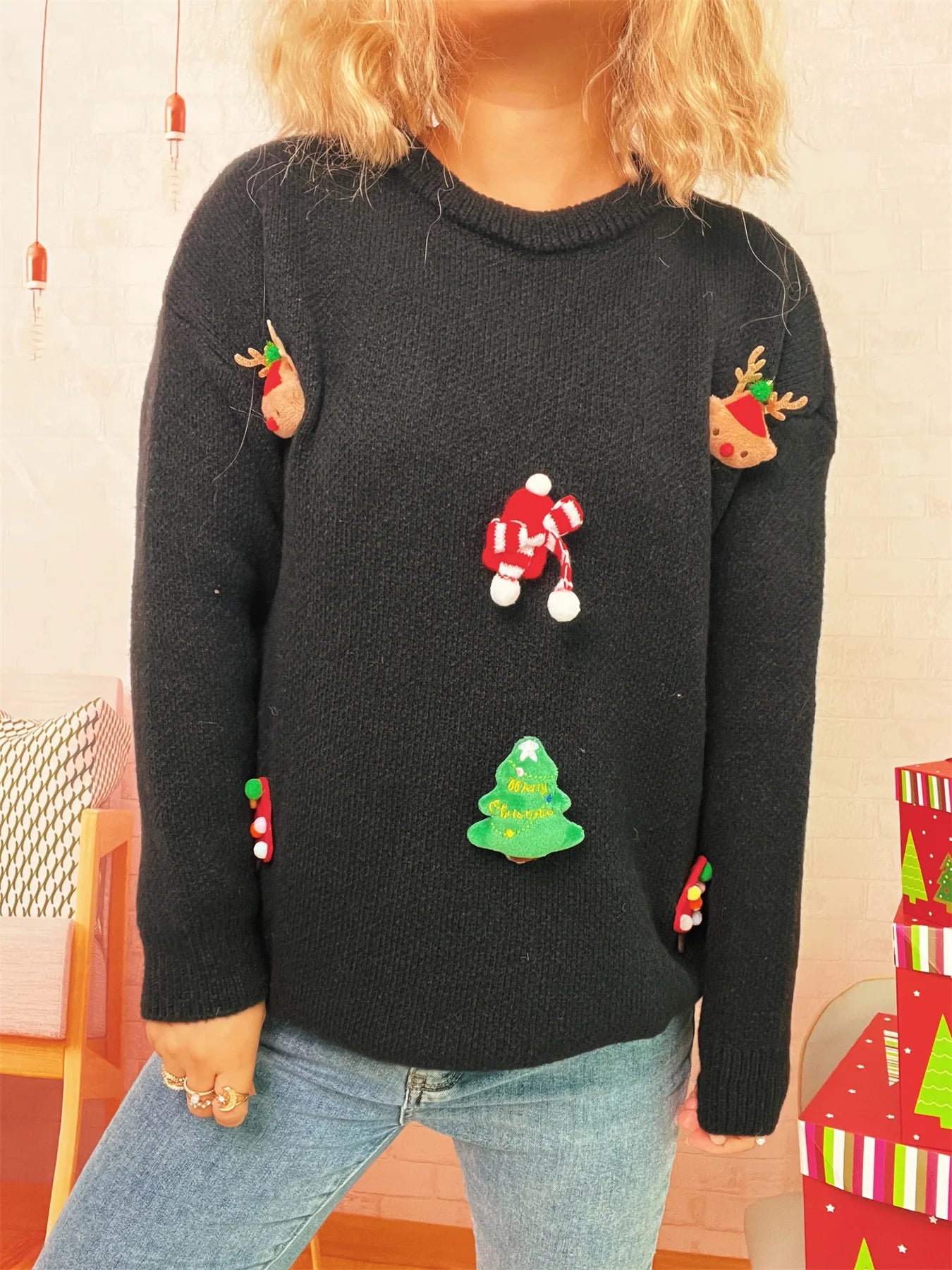 Christmas Popping Sweater